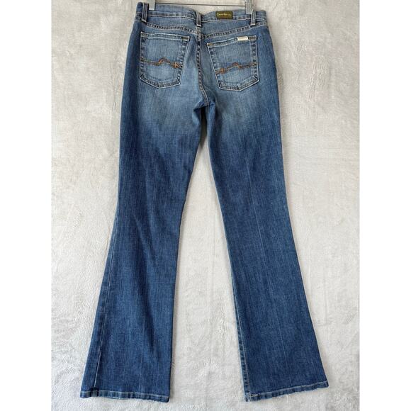 Vintage Y2K David Kahn Lauren Jeans USA Made Size 6 Stretch Bootcut Flared Denim - Picture 2 of 9